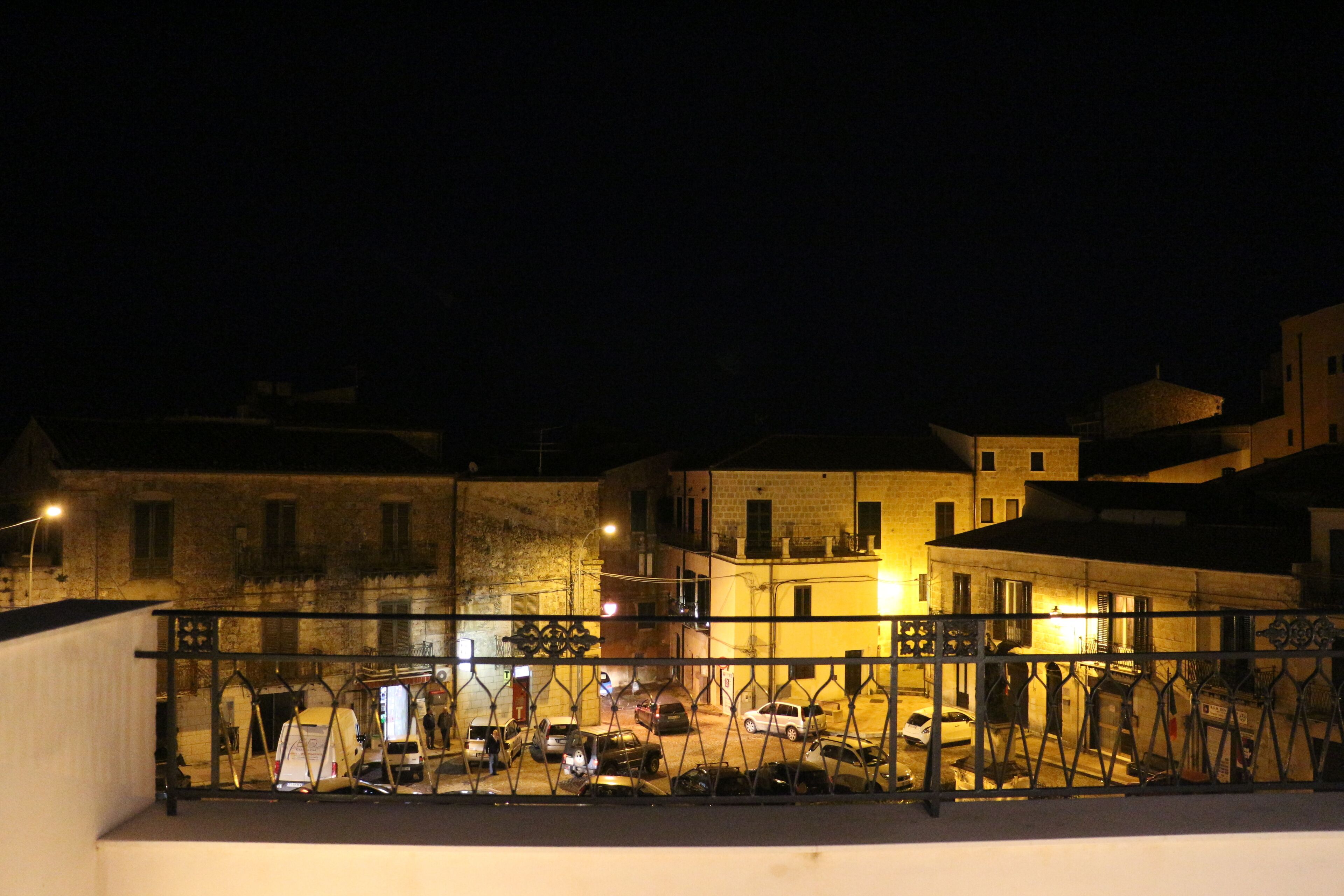 Blick von der Unterkunft