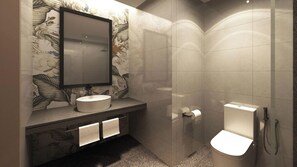 Camera con letto matrimoniale o 2 letti singoli | Bagno