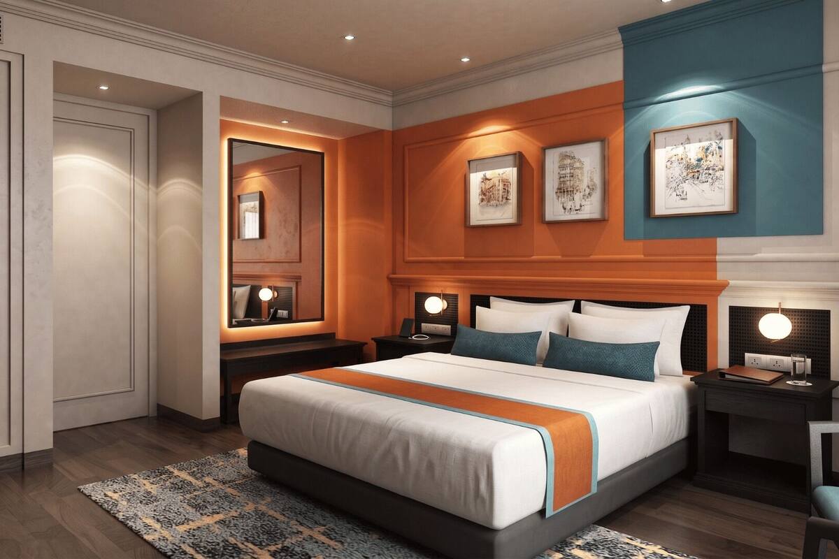 Executive suite | Een minibar, een bureau, een laptopwerkplek, gratis wifi