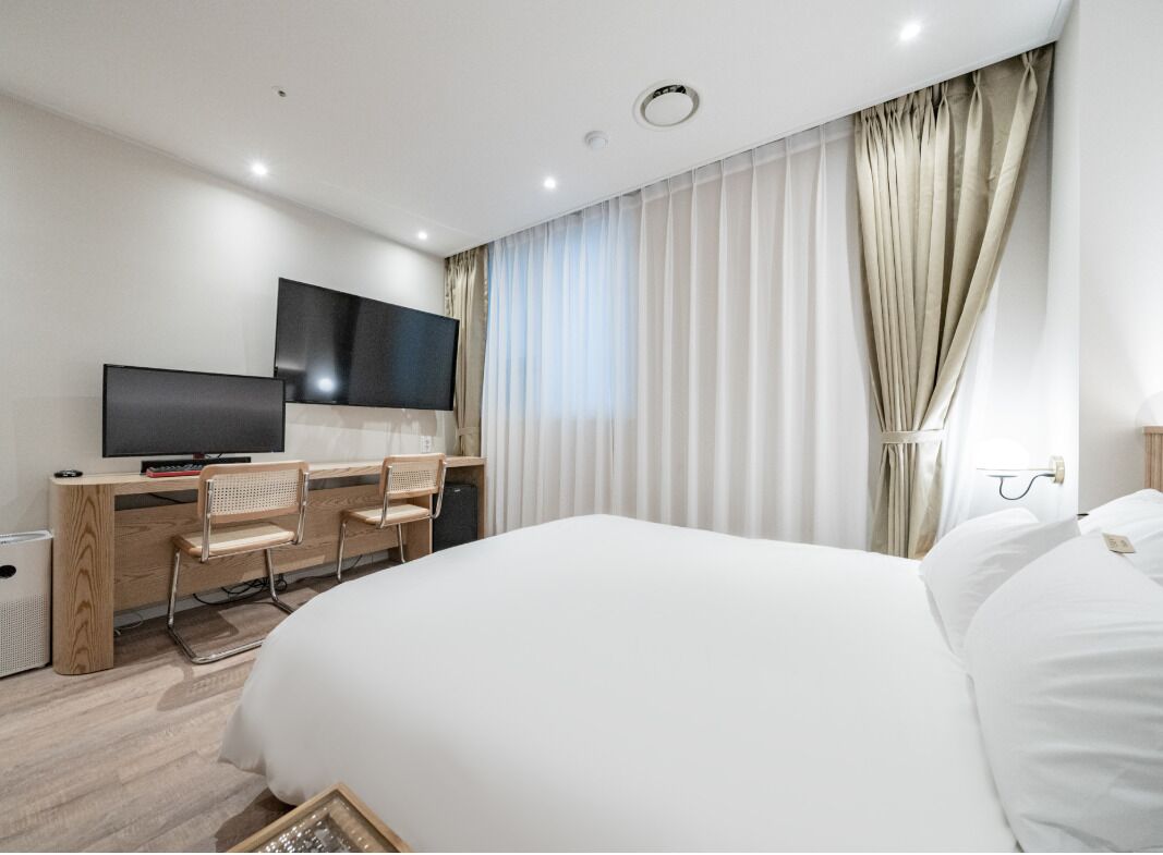 Habitación estándar doble | Escritorio, espacio para trabajar con un portátil, wifi gratis