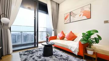 Presidential Suite, 2 Bedrooms, Club lounge access, City View | Balcony view