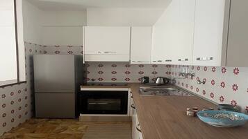 Køleskab, ovn, kogeplade, opvaskemaskine