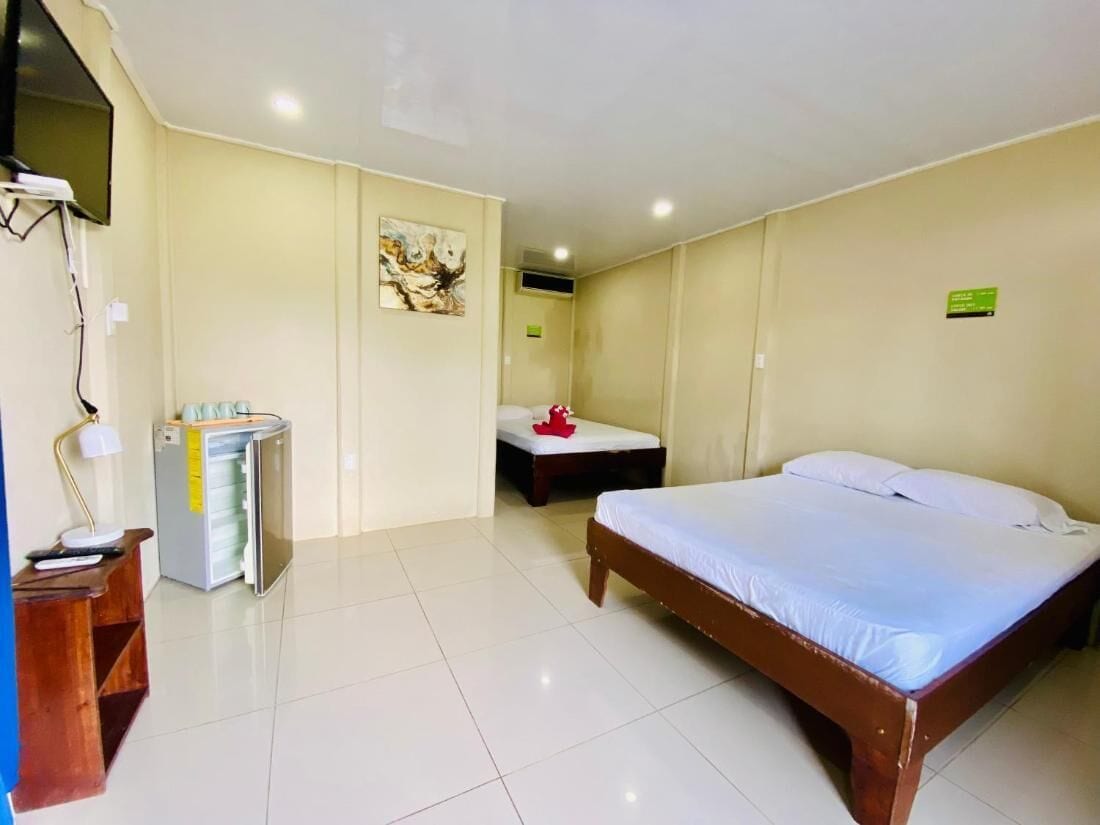 1 habitación, internet y ropa de cama 