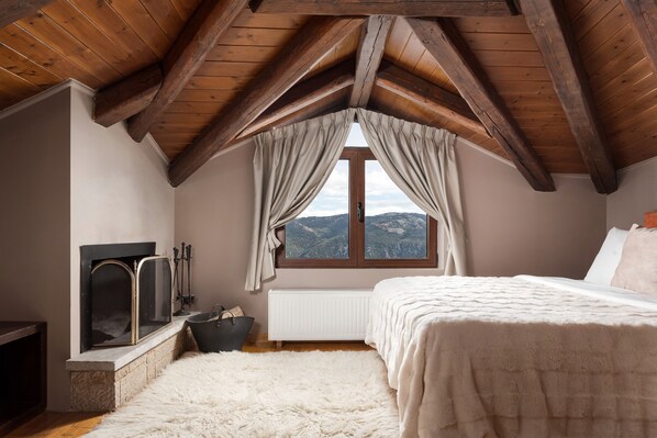 1 bedroom, free WiFi, bed sheets - Deluxe Double Room by Mons Arachova (Arachova)