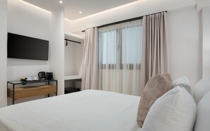 1 slaapkamer, een strijkplank/strijkijzer, reisbedje, gratis wifi