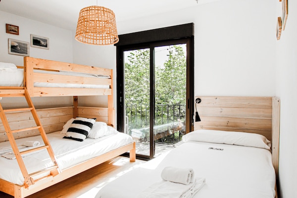 Vierbettzimmer, Gartenblick | Kostenloses WLAN