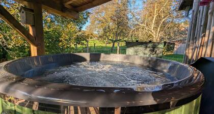 Deux chalets contigus et écologiques 9 pers. avec spa jacuzzi, montagne Vosges