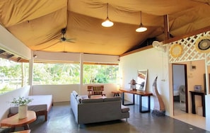 Living room - Serene Beach House on Ko Yao Noi With Private Garden (Ko Yao)
