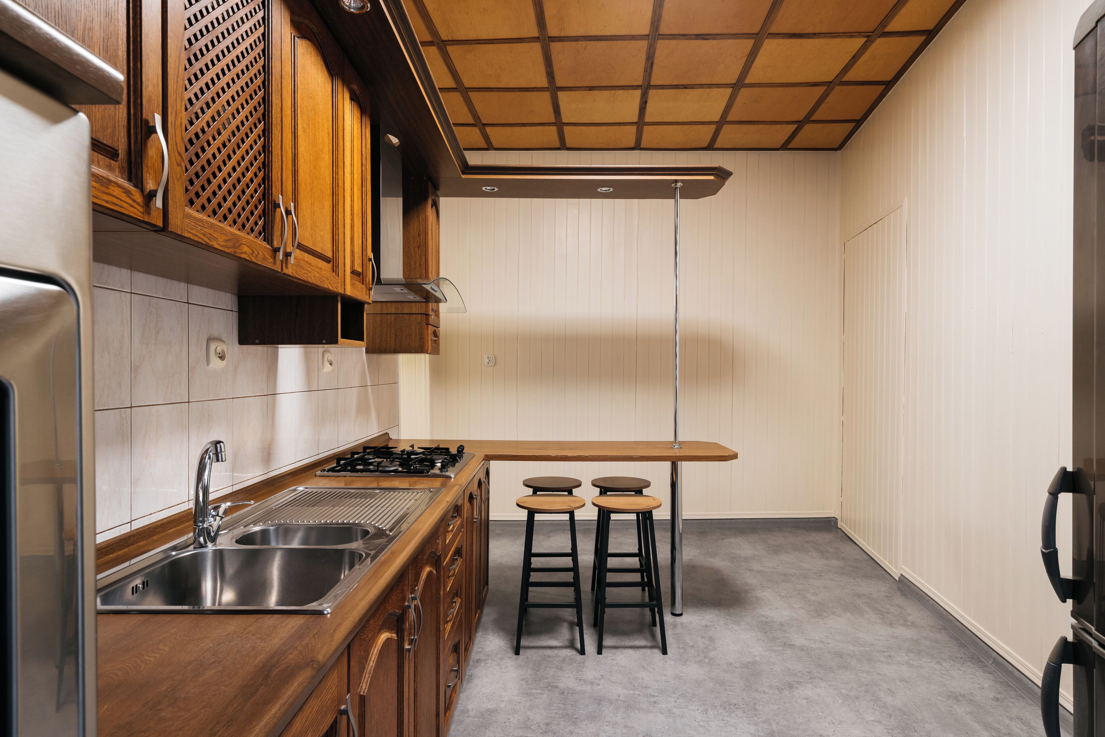 อพาร์ทเมนท์, ระเบียง, วิวเมือง | ครัวส่วนตัว | กระทะแบน, โต๊ะรับประทานอาหาร