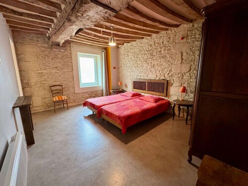 My family home, 18th century barn, garden