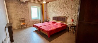 My family home, 18th century barn, garden