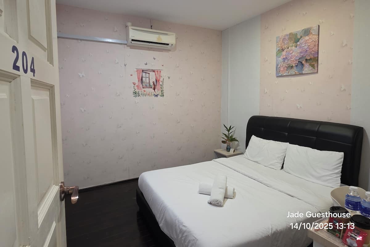 Individually decorated, desk, laptop workspace, iron/ironing board