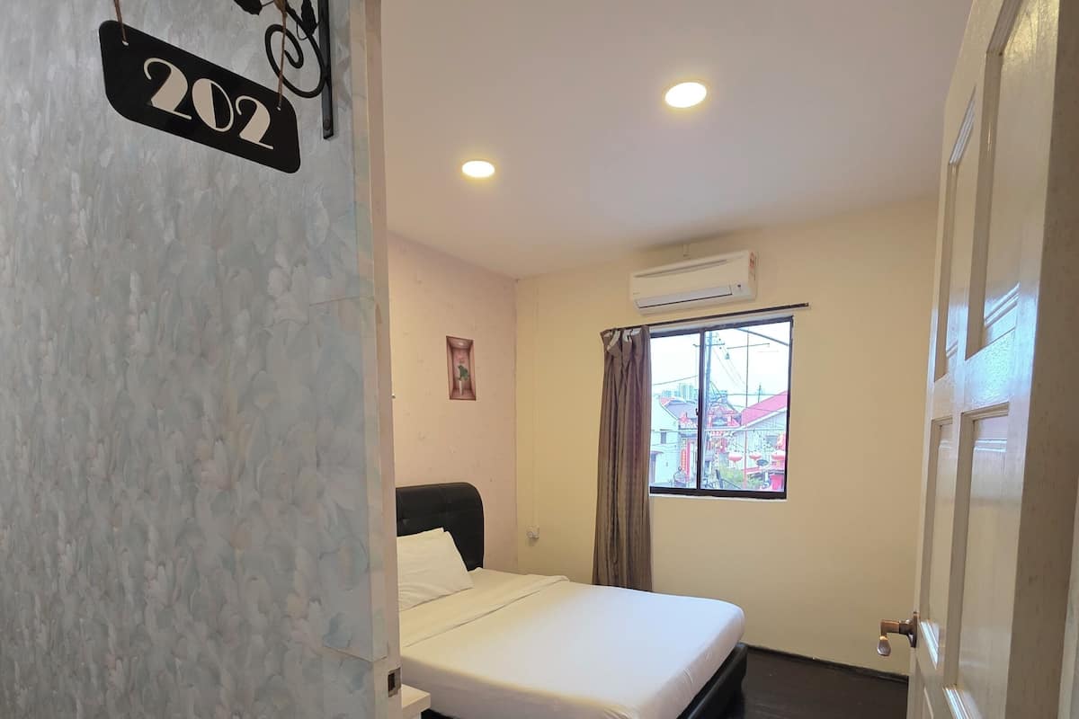 Individually decorated, desk, laptop workspace, iron/ironing board