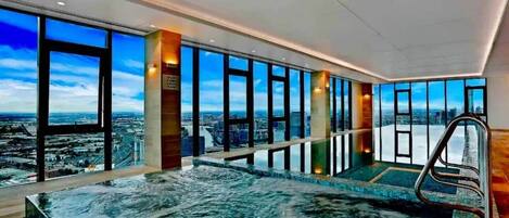 Una piscina climatizada