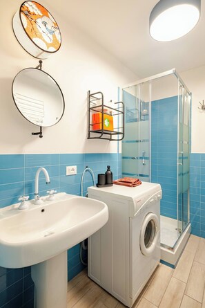 Departamento, 1 habitación, vista al océano | Baño