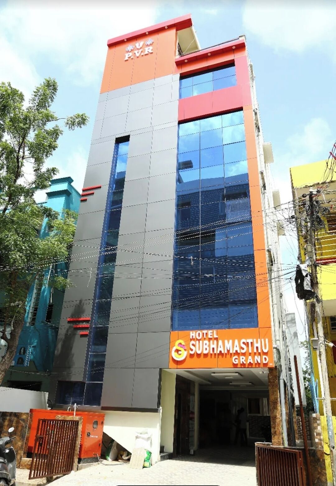 Voorkant van accommodatie