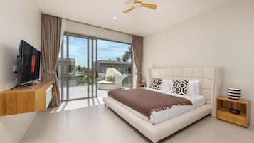 Deluxe Villa, 3 Bedrooms, Pool View, Beachside | Blackout drapes, iron/ironing board, free cribs/infant beds, free WiFi