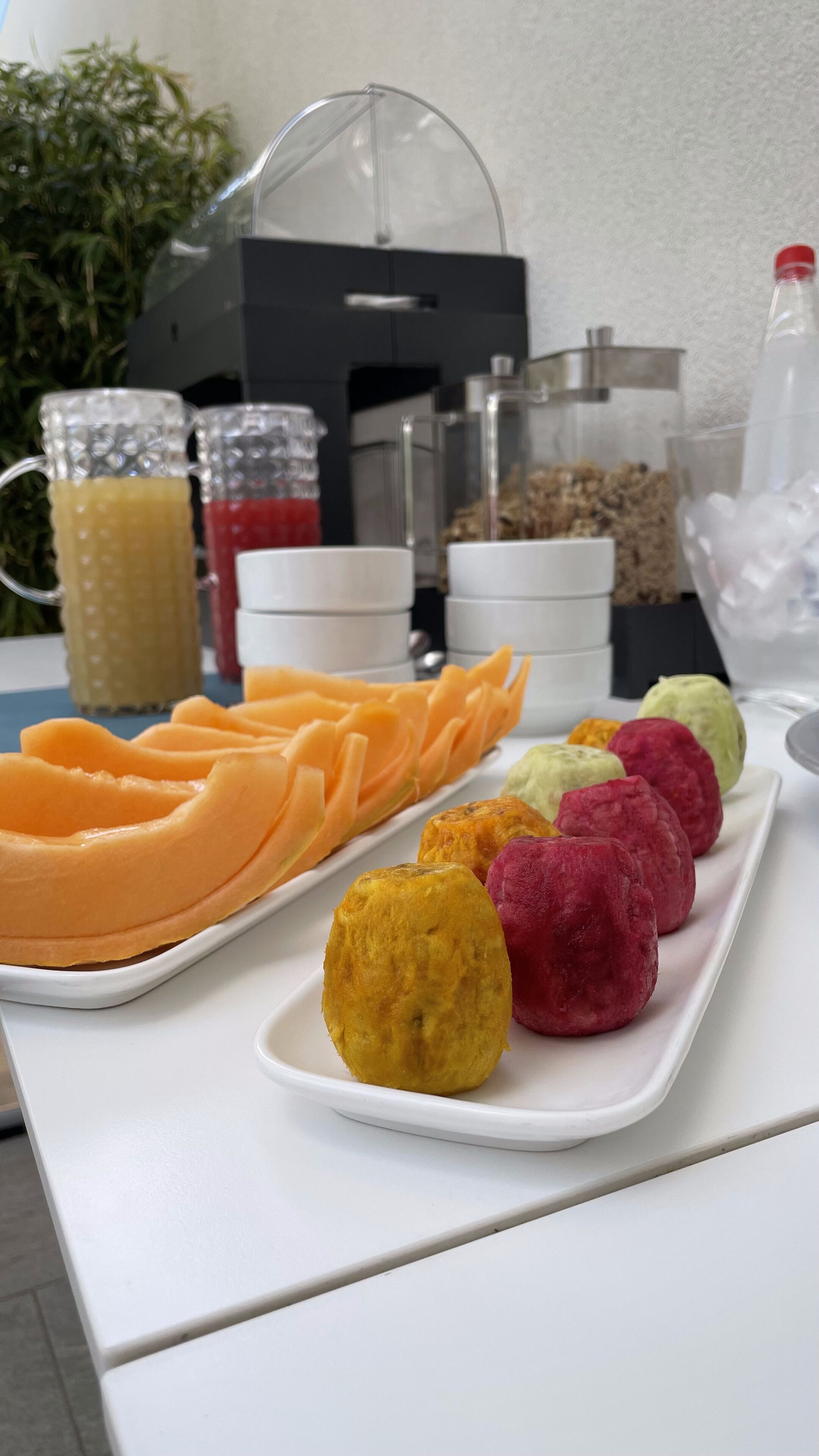 뷔페 아침 식사