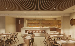 Daily buffet breakfast (EUR 25 per person)