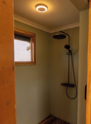 الدش داخل الحمام