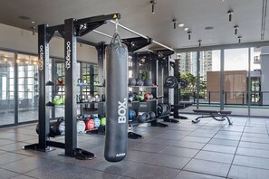 Apartment, 1 Bedroom, Accessible, Balcony | Fitness facility