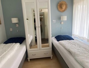 2 Schlafzimmer, Reisekinderbett, kostenloses WLAN