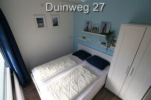 2 Schlafzimmer, Reisekinderbett, kostenloses WLAN