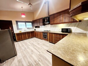 Microwave, oven, stovetop