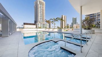 Indoor pool, outdoor pool