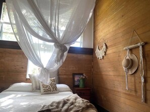 Ferienhütte, 1 Schlafzimmer, Raucher, Balkon | 1 Schlafzimmer