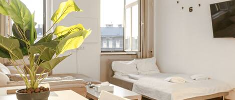 1 室のベッドルーム、アイロン / アイロン台、旅行用ベビーベッド、WiFi