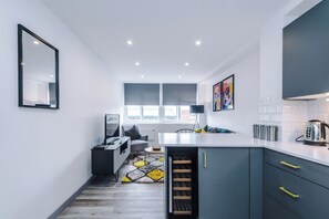 Family Apartment, 2 Bedrooms, Non Smoking | Living area | Flat-screen TV - Charles House by Guestz (Preston)