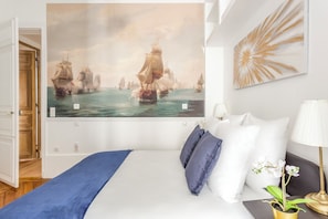 Hypo-allergenic bedding, pillow-top beds, individually decorated