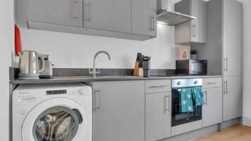 Microwave, oven, stovetop