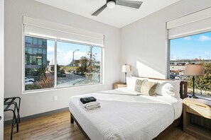 2 dormitorios, escritorio, wifi y ropa de cama