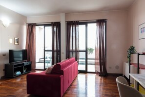 Comfort-Apartment, Stadtblick | Wohnbereich