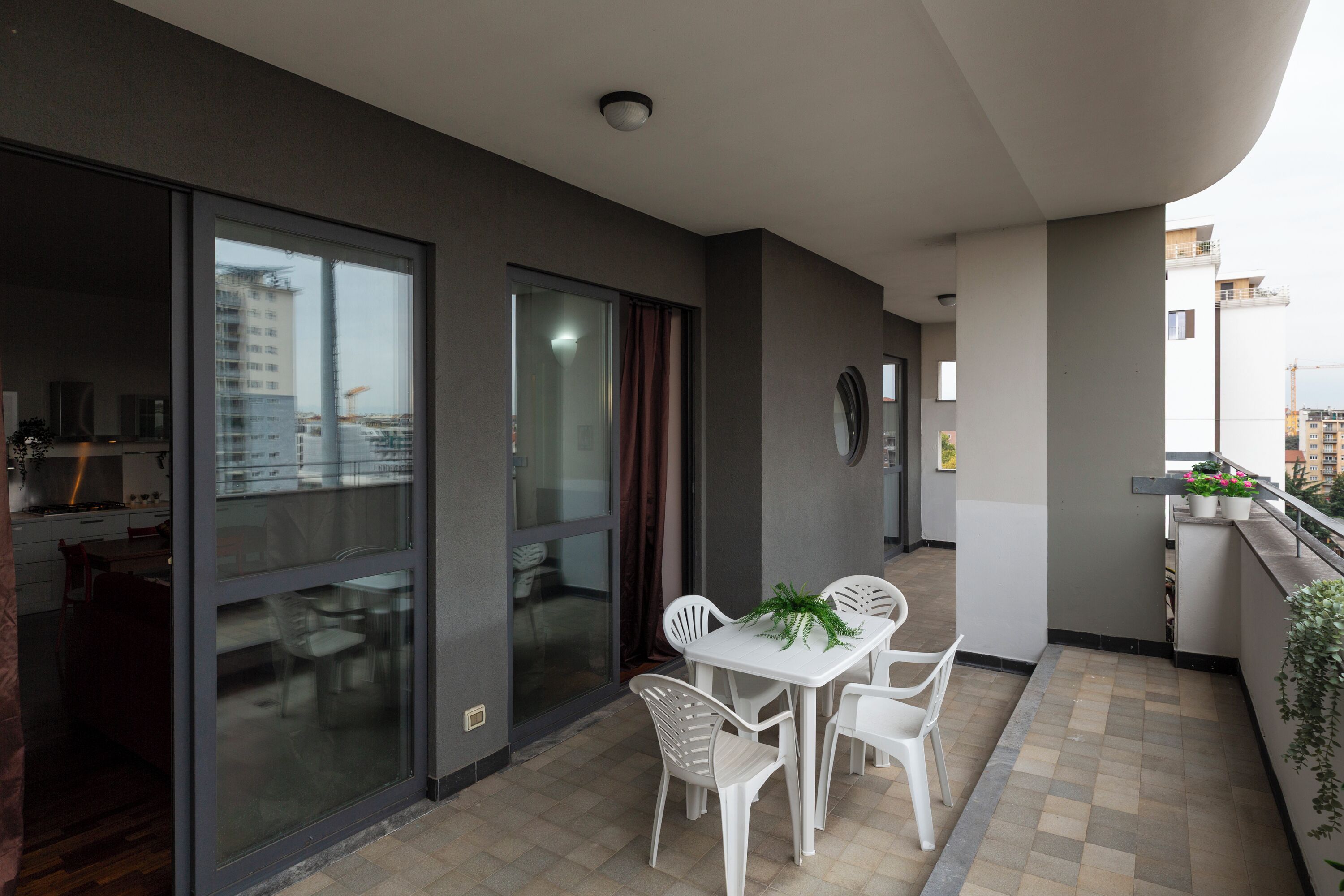 Appart'hôtel Confort, vue ville | Terrasse/Patio