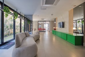 Lobby sitting area