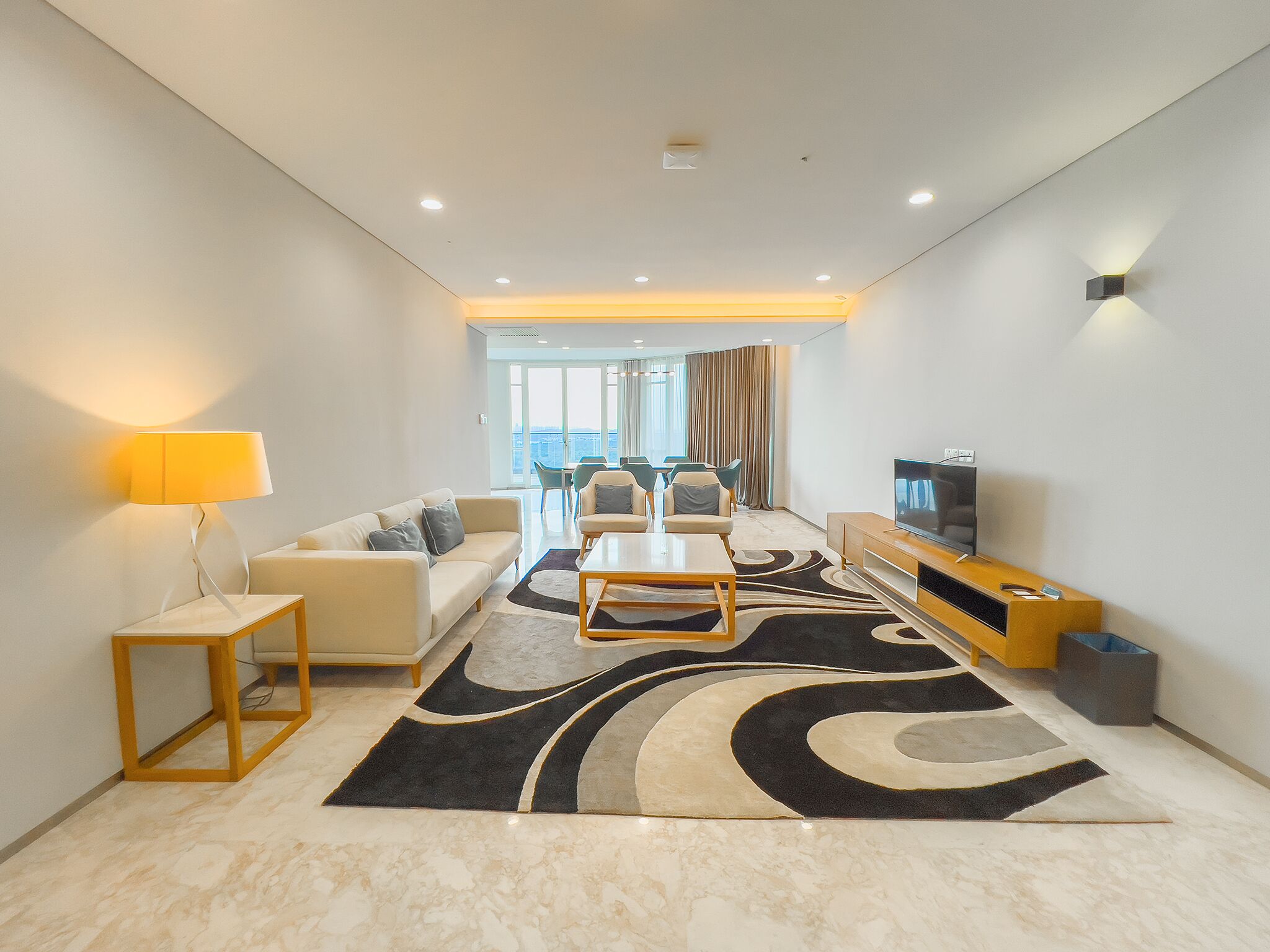 Individually decorated, individually furnished, desk, laptop workspace