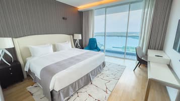 Individually decorated, individually furnished, desk, laptop workspace