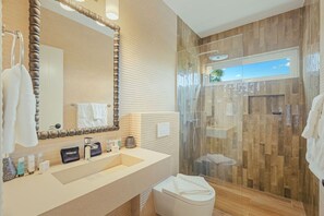 Een douche, een haardroger