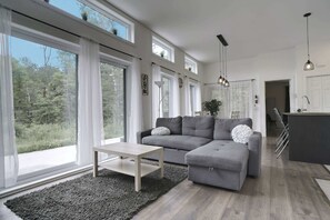 TV, fireplace, stereo