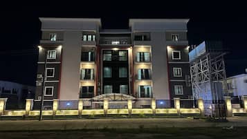 Voorkant van accommodatie