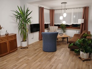 TV - Vacation apartment in a beautiful quiet but convenient location in the south of Chemnitz (Chemnitz)