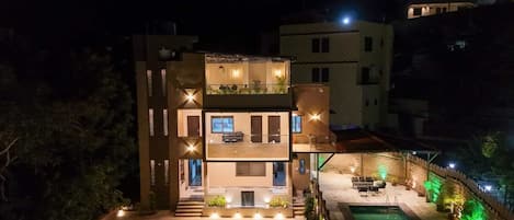 Fassade der Unterkunft