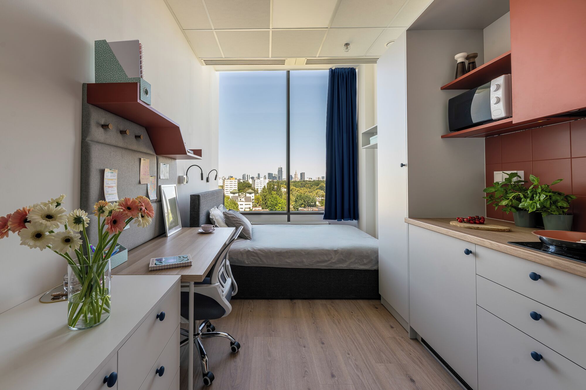 Habitación doble | Escritorio, espacio para trabajar con laptop y wifi gratis 