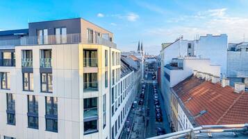 Blick von der Unterkunft