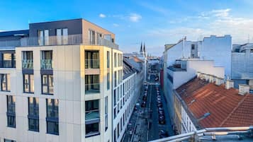 Blick von der Unterkunft