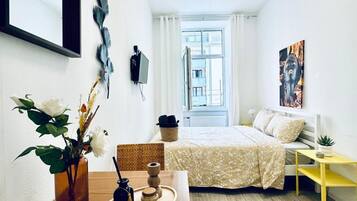 1 slaapkamer, beddengoed