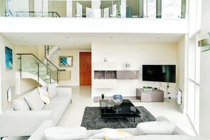 Leilighet (Impressive Beach View Duplex Penthous) | Oppholdsrom